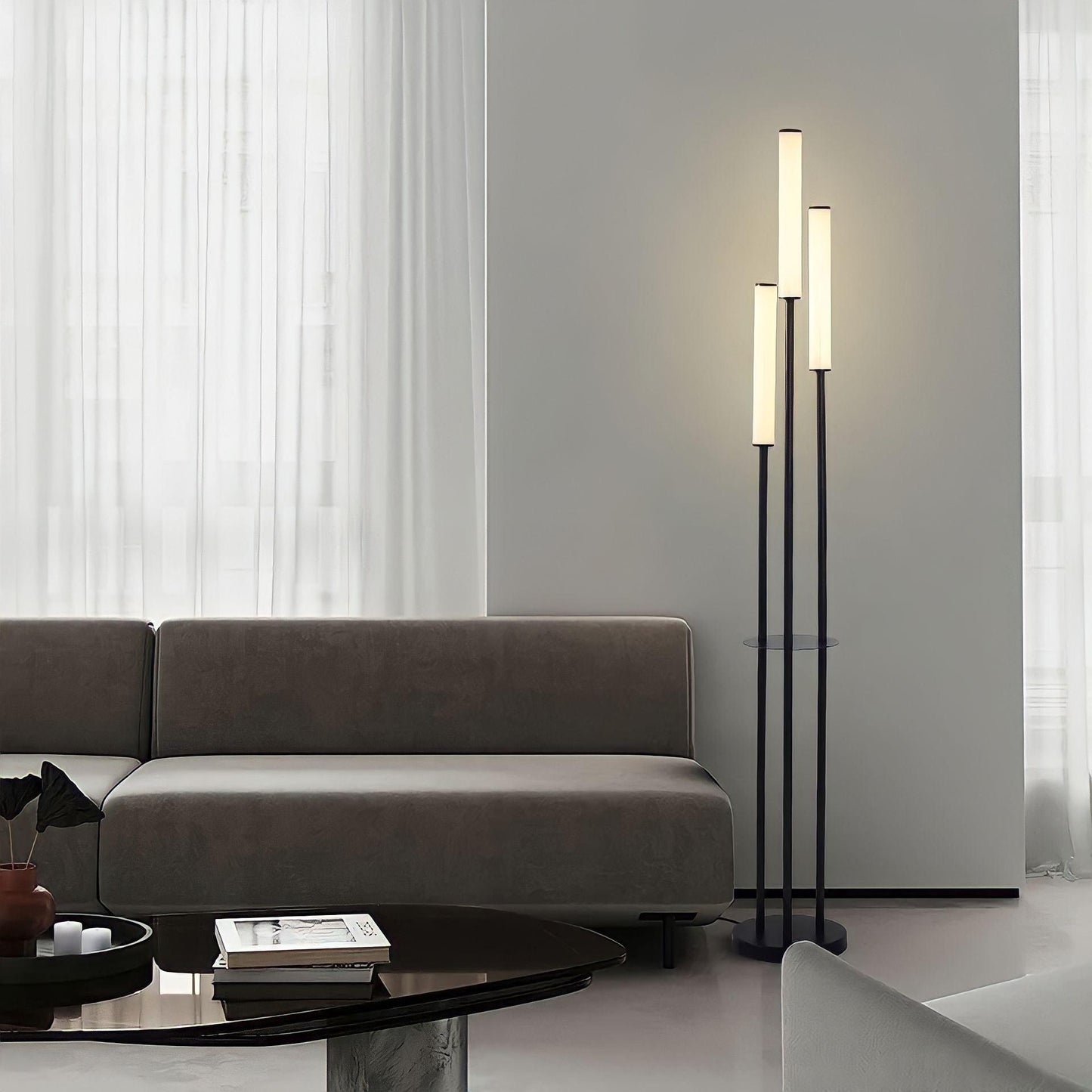 Stehlampe Modern Triplo