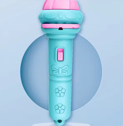 Kinderprojektor-Taschenlampe – Lustige Taschenlampe mit wechselbaren Folien