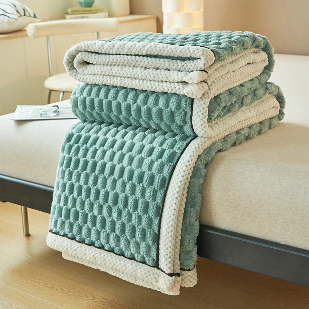 LuxeHaven – Ultimative weiche Sherpa-Fleece-Decke für pure Entspannung