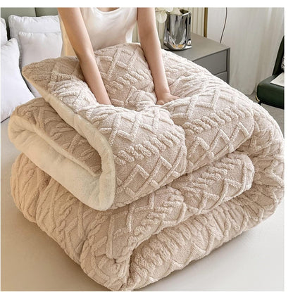 Dicke Snuggle Sherpa Decke