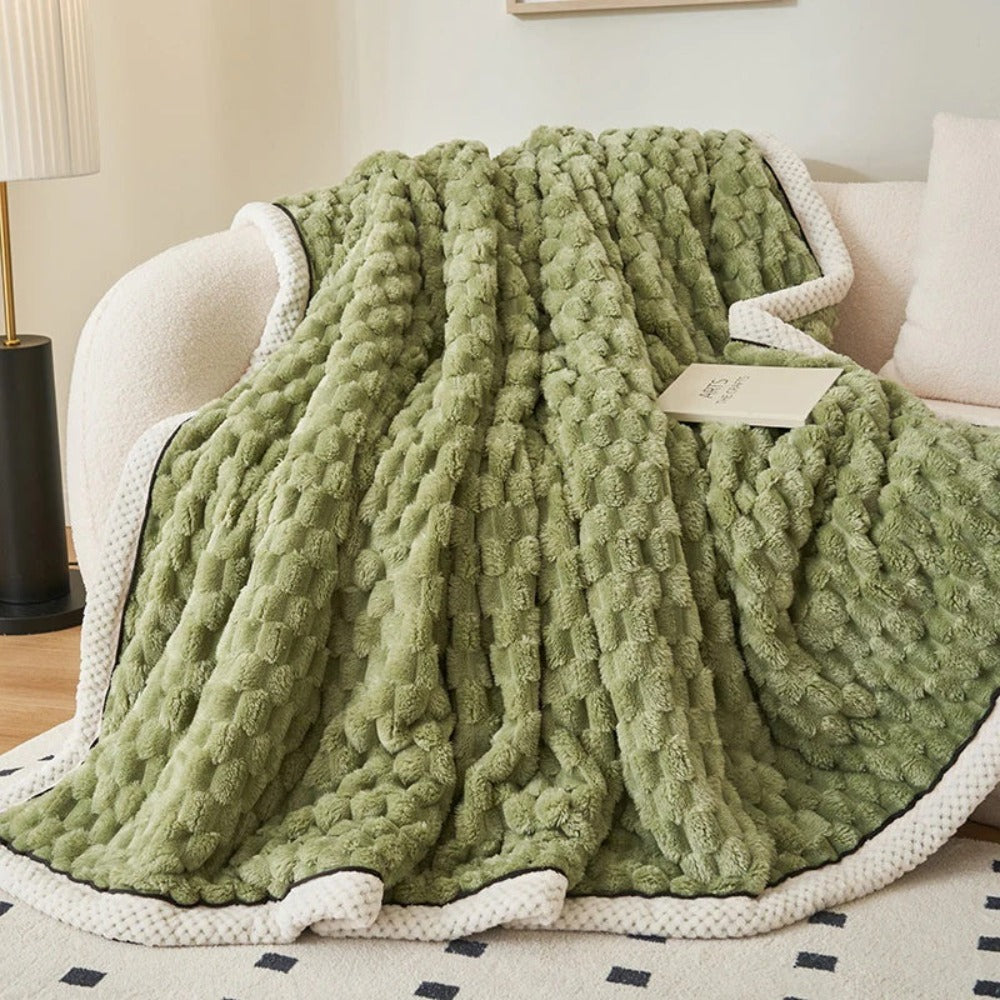 LuxeHaven – Ultimative weiche Sherpa-Fleece-Decke für pure Entspannung