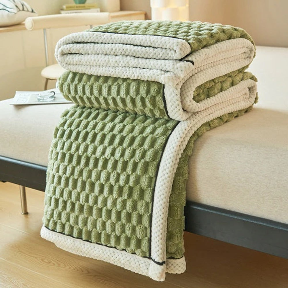 LuxeHaven – Ultimative weiche Sherpa-Fleece-Decke für pure Entspannung