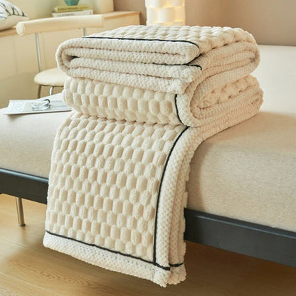 LuxeHaven – Ultimative weiche Sherpa-Fleece-Decke für pure Entspannung