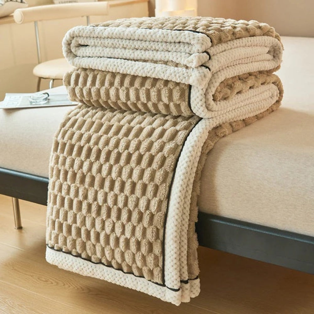 LuxeHaven – Ultimative weiche Sherpa-Fleece-Decke für pure Entspannung