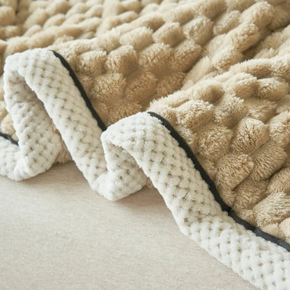 LuxeHaven – Ultimative weiche Sherpa-Fleece-Decke für pure Entspannung