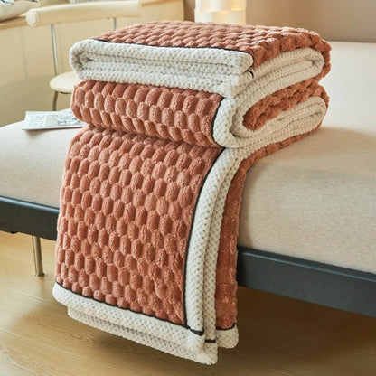 LuxeHaven – Ultimative weiche Sherpa-Fleece-Decke für pure Entspannung