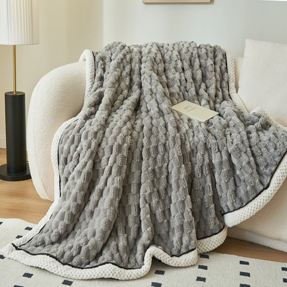 LuxeHaven – Ultimative weiche Sherpa-Fleece-Decke für pure Entspannung