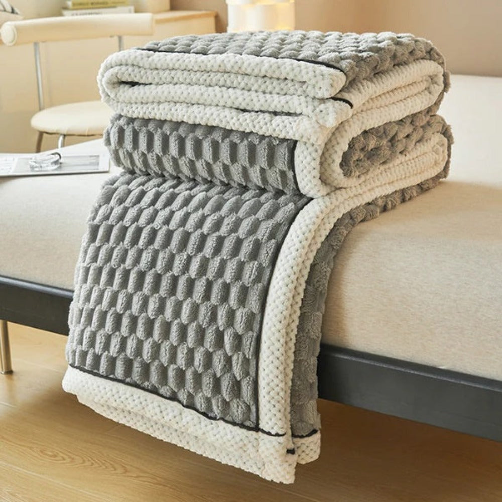 LuxeHaven – Ultimative weiche Sherpa-Fleece-Decke für pure Entspannung