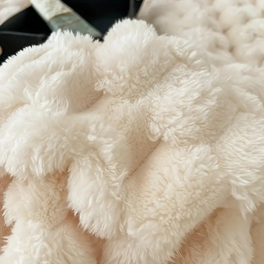 LuxeHaven – Ultimative weiche Sherpa-Fleece-Decke für pure Entspannung