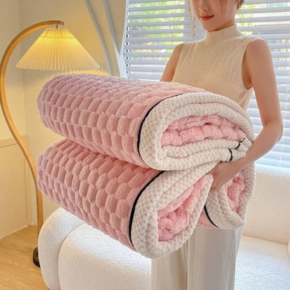 LuxeHaven – Ultimative weiche Sherpa-Fleece-Decke für pure Entspannung