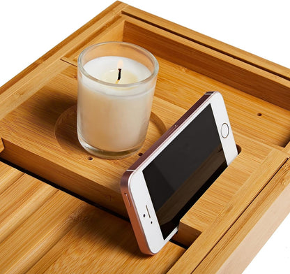 Bamboo Badewanne Caddy