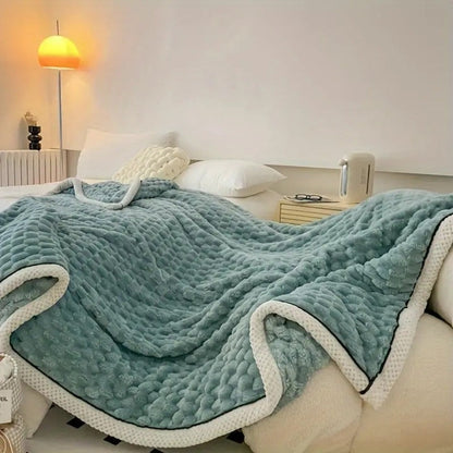 LuxeHaven – Ultimative weiche Sherpa-Fleece-Decke für pure Entspannung