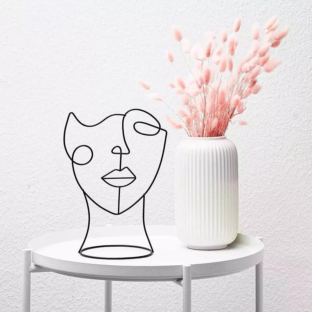 ArtForm – Moderne Eisen Abstrakte Silhouette Skulptur für Zeitlose Eleganz
