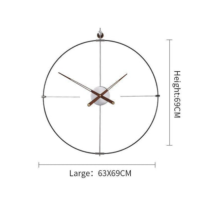 Imperialistische Uhr Wanddekoration