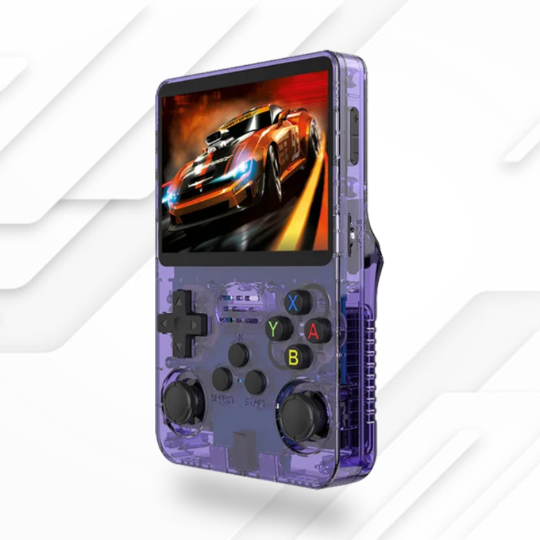 Tragbare Pocket-Konsole Infinity – Über 20.000 Retro-Spiele, 3,5"-Bildschirm, TV-Anschluss, Langlebiger Akku