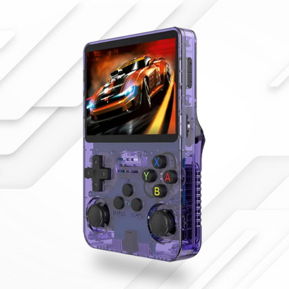 Tragbare Pocket-Konsole Infinity – Über 20.000 Retro-Spiele, 3,5"-Bildschirm, TV-Anschluss, Langlebiger Akku