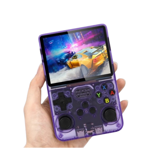 Tragbare Pocket-Konsole Infinity – Über 20.000 Retro-Spiele, 3,5"-Bildschirm, TV-Anschluss, Langlebiger Akku