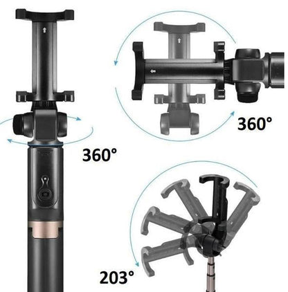 Luxora Smart 3D Smartphone-Stabilisator mit Bluetooth-Fernbedienung