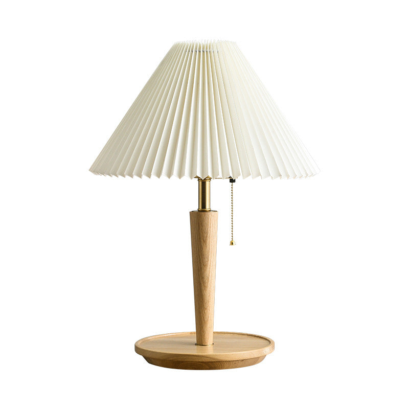 Garduru Faltbare Holz Tischlampe – Zeitlose Eleganz mit warmem Licht
