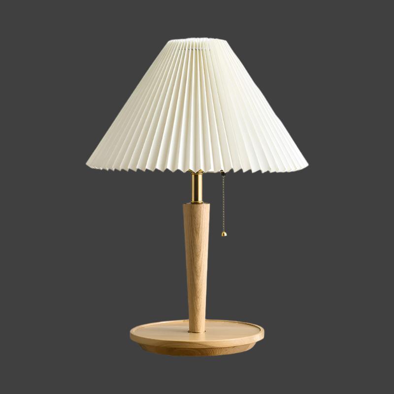 Garduru Faltbare Holz Tischlampe – Zeitlose Eleganz mit warmem Licht