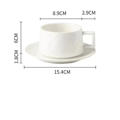 Japanischer Stil Rock Sand Keramik Kaffee Tassen Set