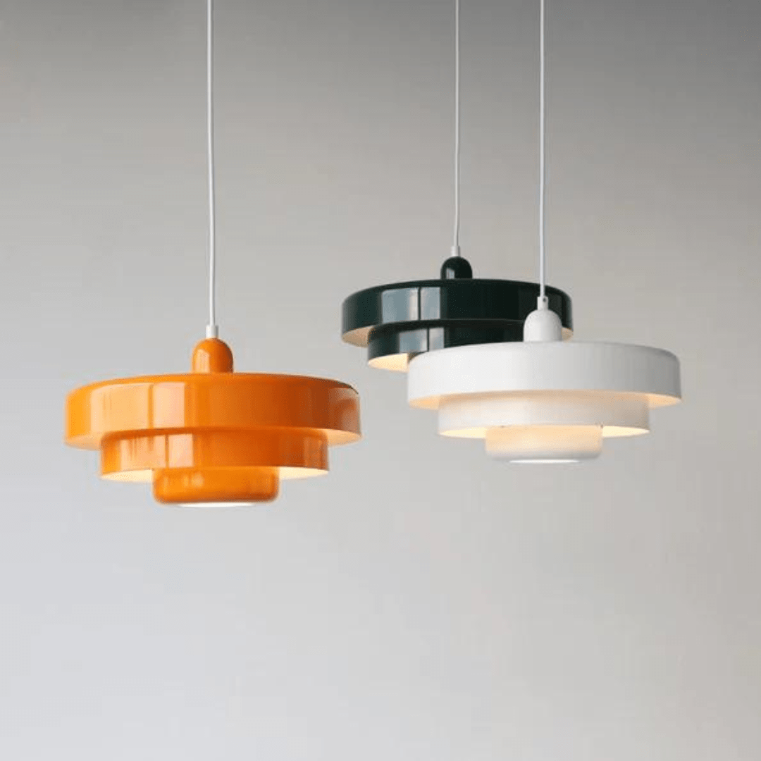 Pendelleuchte Retro Grüne Metall Deckenlampe