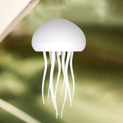 LED-Qualle Lampe – Einstellbare Entspannungsbeleuchtung, modernes Design, wiederaufladbar mit Touch-Steuerung