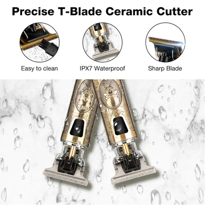 T9 Elektrischer Haarschneider – Präzisions T-Blade – USB Aufladung & Langlebig