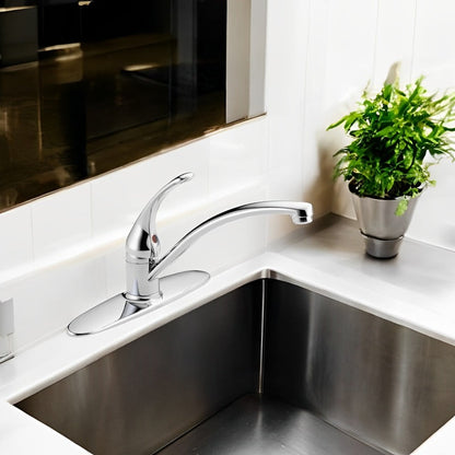 Einhand-Küchenarmatur mit 360-Grad-Schwenkfunktion