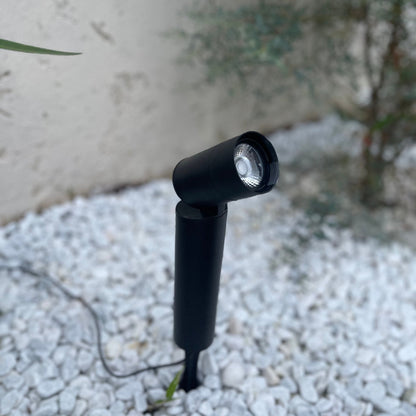 Set aus 2 Solar-Außenlampen mit verstellbarer Rotation zur Gartenbeleuchtung