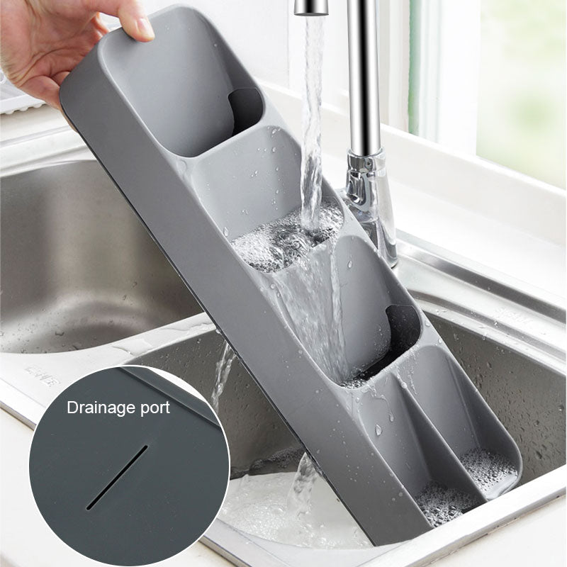 Royallure Kompakt Küchenbesteck Organizer mit geschichtetem Design & einfachen Identifikationssymbole