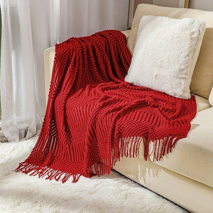 Garduru - Kuschelige Strickdecke für Zuhause