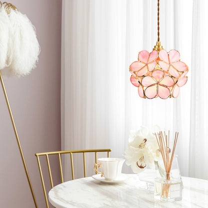 Blumen Pendant Lampe für elegante Wohnkultur | Stilvolle Beleuchtung für das Büro