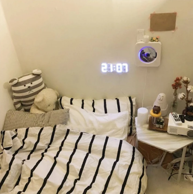 Smart 3D Digitale Uhr – Modernes Design für deinen Nachttisch