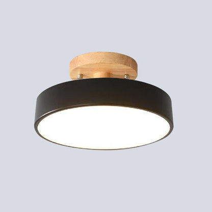 LED Deckenleuchte Holz Flush Mount Leuchte