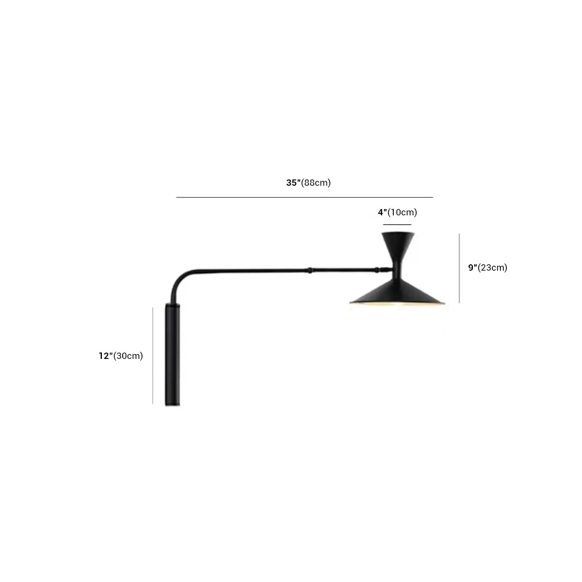 Schwenkarm-Wandleuchte Plug-in