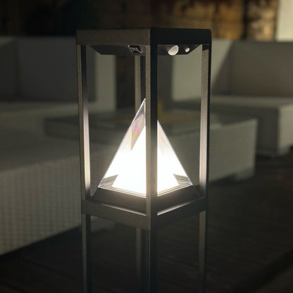 Solar LED Tischlampe mit Bewegungsmelder und 600 Lumen Beleuchtung