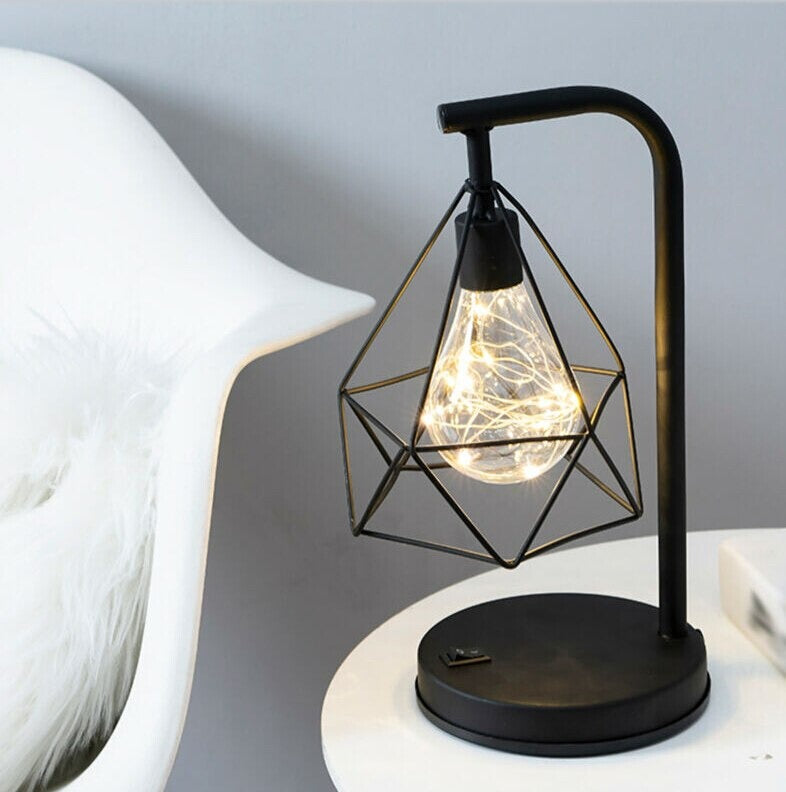 Drahtlose industrielle Nachttischlampe