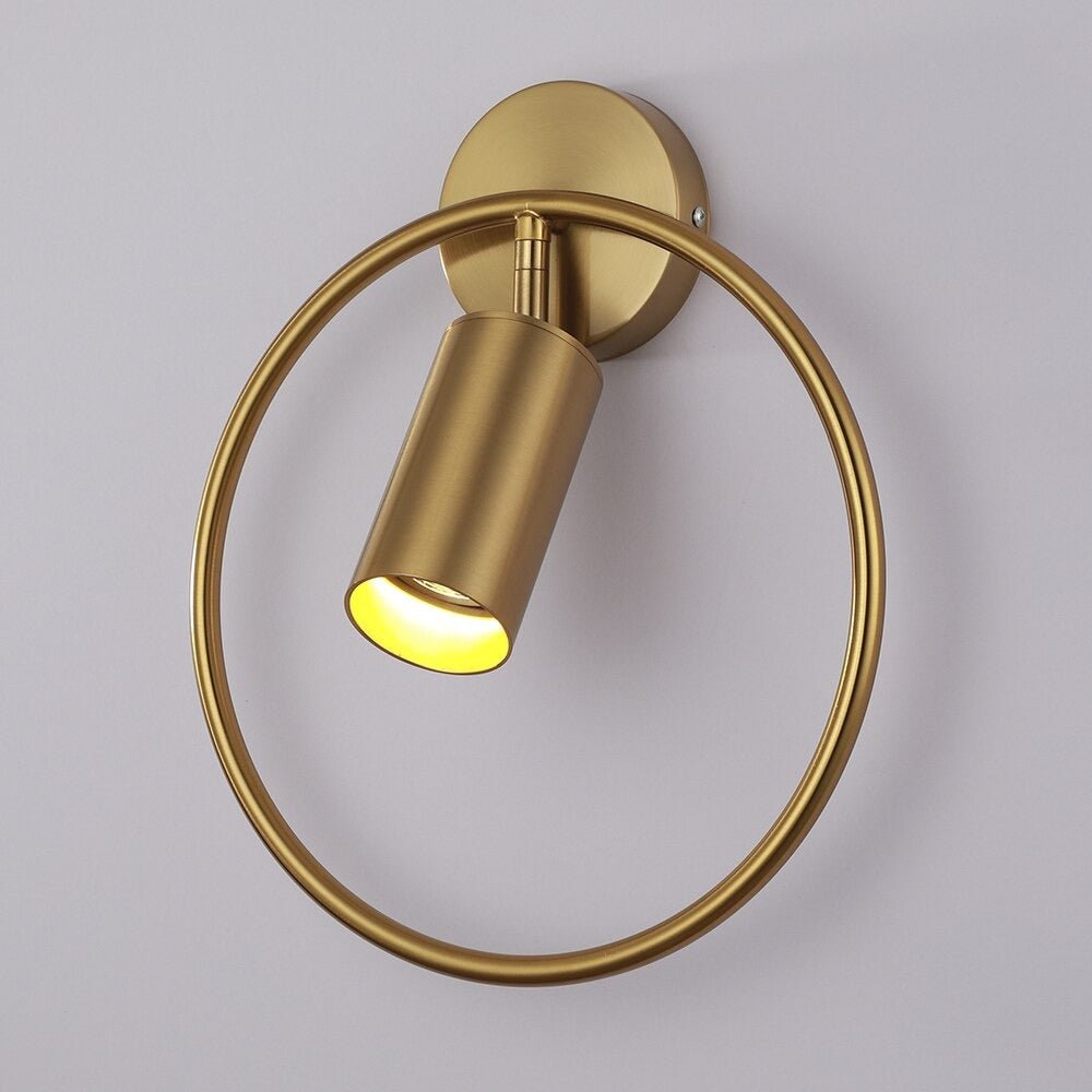 Wandlampe Nachttisch Kreis Design