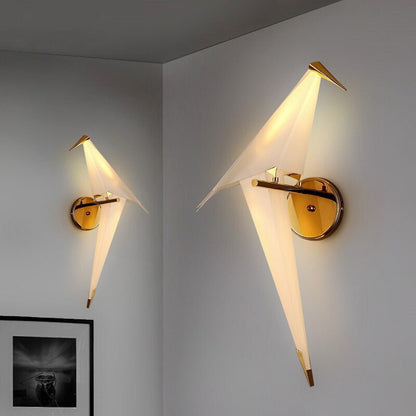 Wandlampe Design Vogel