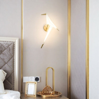 Wandlampe Design Vogel