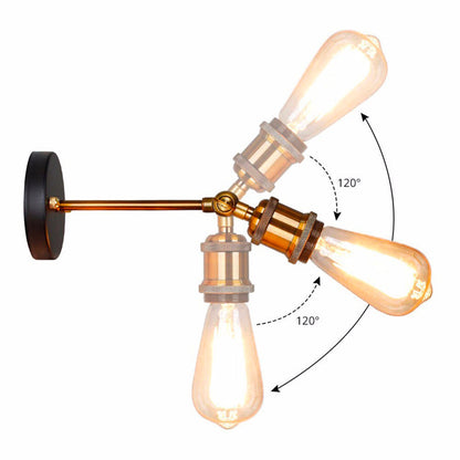 Wandlampe Industrielle Edison