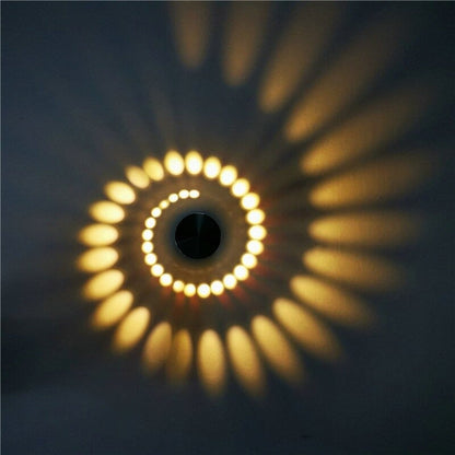 Wandleuchte Spiral-Tischlampe