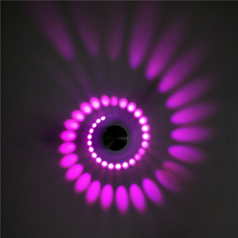 Wandleuchte Spiral-Tischlampe