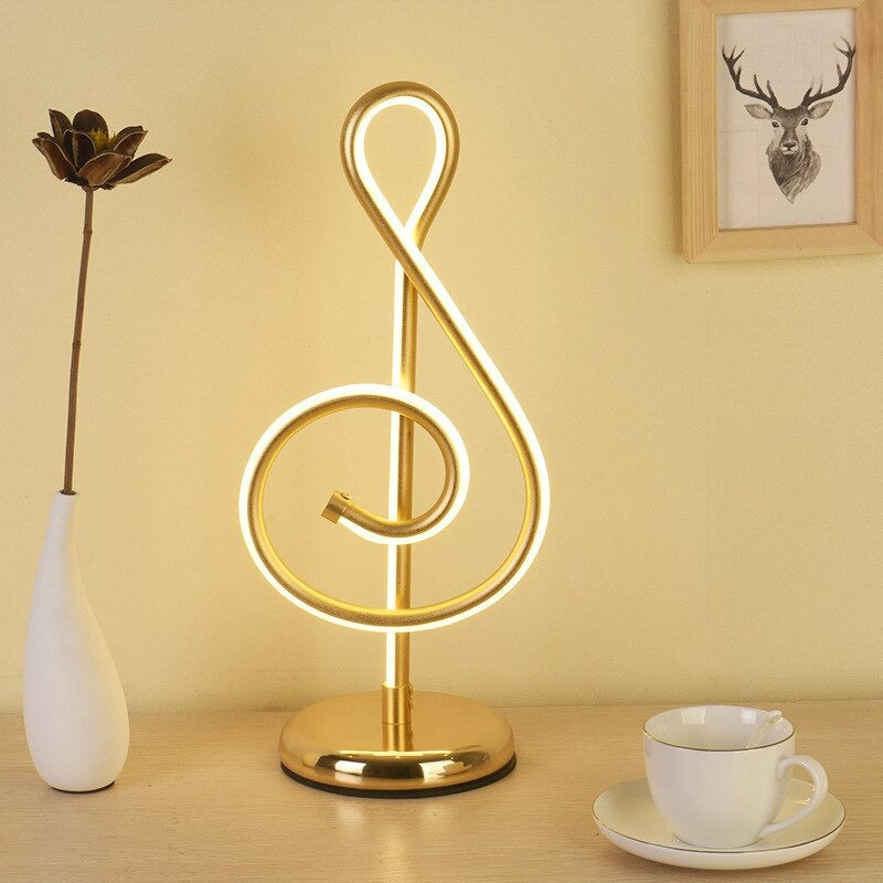 Garduru gold note Nachttischlampe