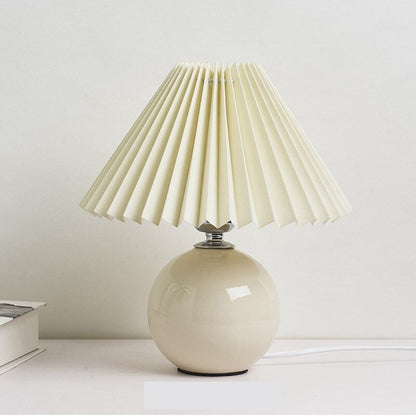 Keramik Tischlampe im Vintage Stil