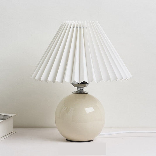 Keramik Tischlampe im Vintage Stil