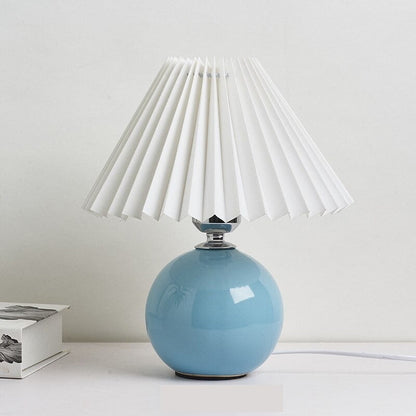 Keramik Tischlampe im Vintage Stil