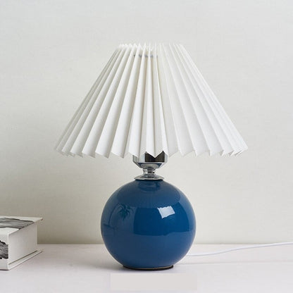 Keramik Tischlampe im Vintage Stil