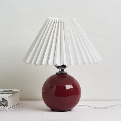 Keramik Tischlampe im Vintage Stil